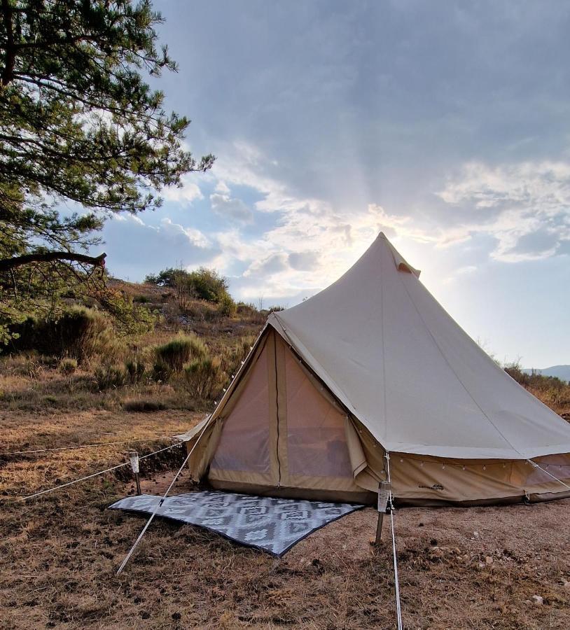 Tente Lodge Type Tipi A 1H De Nice Voie Lactee Bezaudun-les-Alpes Bagian luar foto