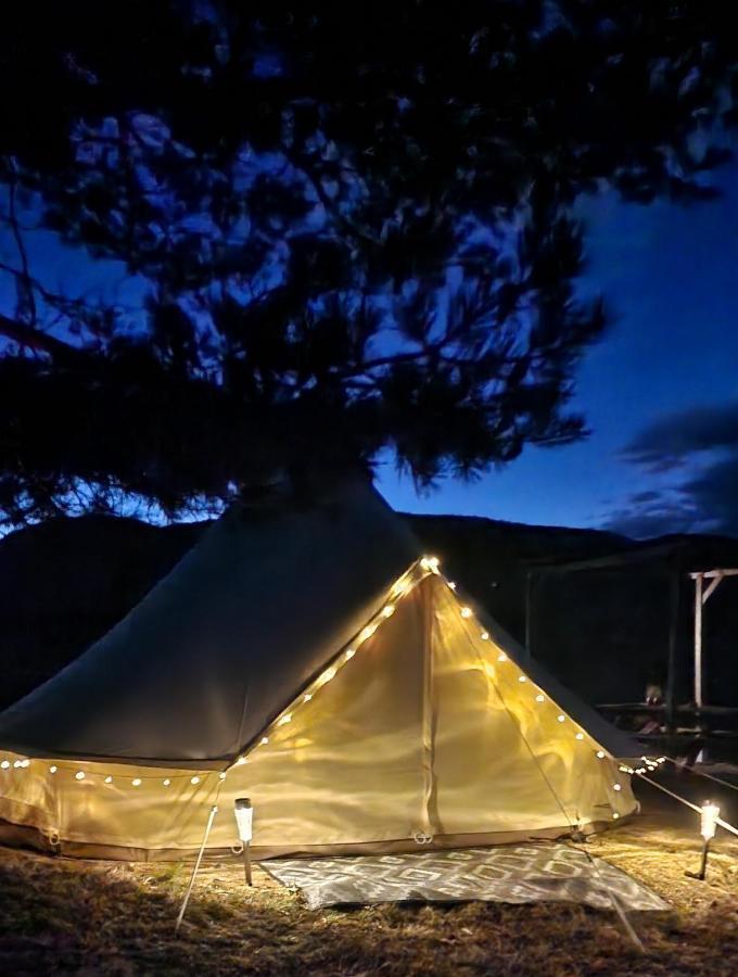 Tente Lodge Type Tipi A 1H De Nice Voie Lactee Bezaudun-les-Alpes Bagian luar foto